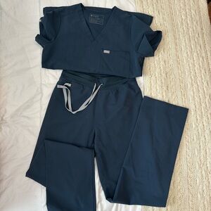 Figs Scrub Set Small high waist Livingston and Catarina top